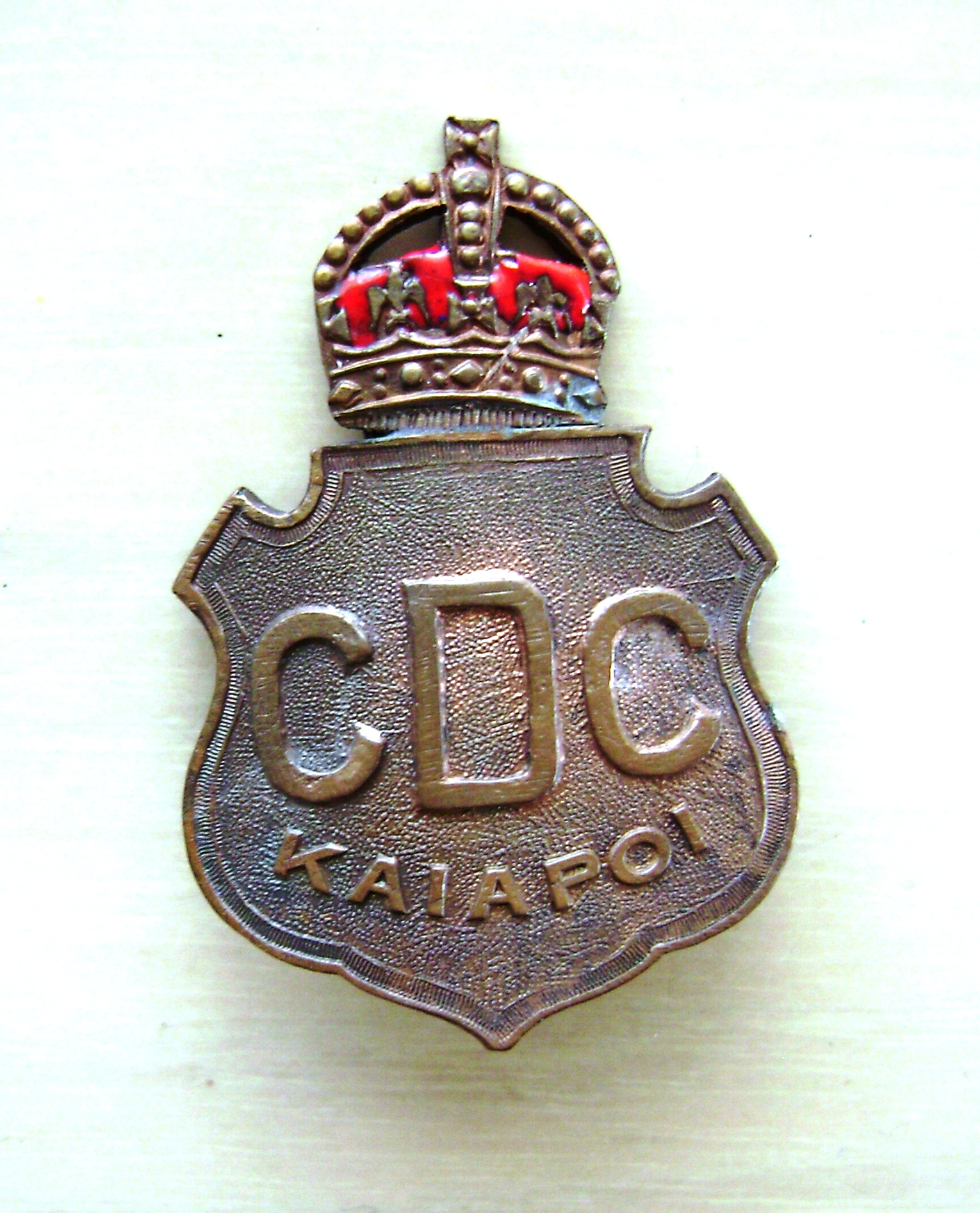 CDC Kaiapoi Crown, C Hooper Collection